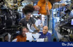 Astronauta tripulações com estação espacial para substituir ‘Butch e Suni’