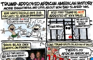 Cartoon: a história se torna trunfada