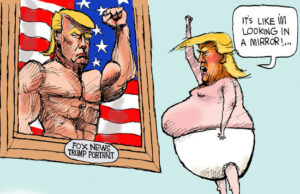 Apesar de suborno e pagamento, Trump reivindicou mais de redes de TV