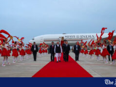 Modi da Índia chega em Tianjin antes da cúpula hospedada pela China