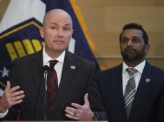 O governador de Utah elogiou um poderoso discurso sobre o discurso suspeito de Charlie Kirk ao lado de Kash Patel: ‘Nós o pegamos’