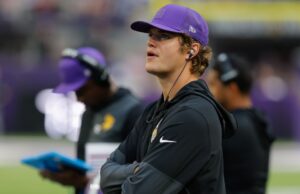 Vikings sem QB JJ McCarthy, a maioria do início da linha O