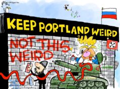 Cartoon: Mantenha Portland estranho