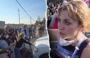 Os democratas caíram no chão durante o protesto anti -Chaótico do IC