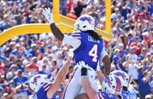 Não se surpreenda se … James Cook for o melhor marcador de RB em 2025, Jayden Daniels permanece no Top Cinco QB