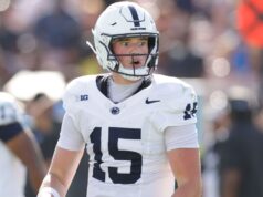 Drew Allar, da Penn State, totalmente saudável, vai jogar na colheitadeira