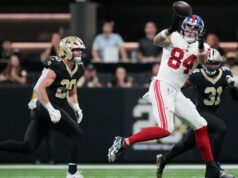 Giants TE Johnson (doença) vai ao jogo dos Knicks, mas está fora da final