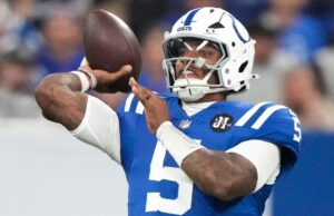Anthony Richardson Sr. dos Colts ainda está no IR, não autorizado para retorno