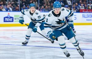 Sharks colocaram Smith e Kurashev no IR após colidir com pranchas