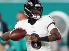 Ravens acreditam que QB Lamar Jackson (tornozelo) jogará contra Steelers