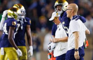 Notre Dame CB Leonard Moore jogará contra o Boys State hoje?