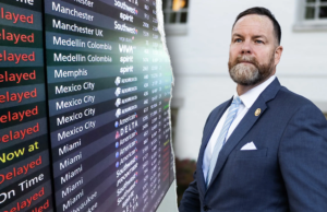 Muito atraso de voo com o desligamento pode começar; Os voos do Partido Republicano estão prestes a continuar a continuar