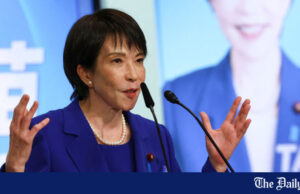 Takaichi deve ser a primeira mulher do Japão PM