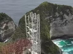 Construção de uma imponente monstruosidade na pitoresca praia de Bali transformada em caos – enquanto os moradores locais irritam os turistas que ‘arruinaram OUTRO local bonito’