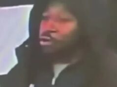 Momento ‘facador que feriu 11 pessoas no tumulto do trem de Huntingdon invade a barbearia momentos depois de esfaquear um menino de 14 anos’