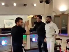 Migrantes dançam e brigam no maior centro de requerentes de asilo da Grã-Bretanha, que Keir Starmer disse que precisava fechar antes de dar meia-volta