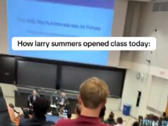 Alunos nauseados de Harvard atacam o professor Larry Summers quando ele começa a aula, admitindo sua ‘vergonha’ de Epstein