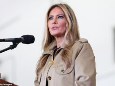 Melania Trump faz discurso ‘distópico’ às tropas, provocando colapso