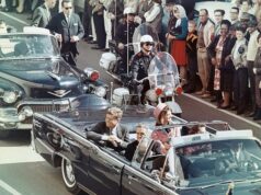 Fotos arrepiantes do assassinato de JFK no 62º aniversário do ataque que mudou a história é marcado