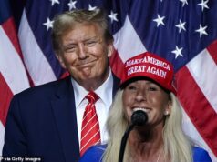 Trump expõe os hábitos necessitados de telefone da ‘traidora’ Marjorie Taylor Greene enquanto revela por que ela realmente desistiu