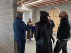 Rochelle Humes mostra a enorme casa que está construindo com seu marido Marvin enquanto brinca que FINALMENTE estará concluída no próximo ano – três anos após a compra da propriedade