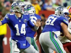 Sam Darnold, do Seahawks, lança 4 TDs no primeiro tempo em vitória arrasadora