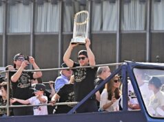 Destaques do desfile do campeonato da World Series dos Dodgers