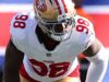 Testes mostram ruptura do ligamento cruzado anterior de Mykel Williams, do San Francisco 49ers