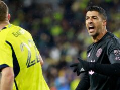 Suárez, do Miami, é suspenso por 1 jogo por chutar Nájar, do Nashville