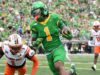 Fontes: Oregon WRs Moore, Bryant provavelmente fora contra USC