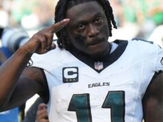 AJ Brown sem remorso: chateado com o ataque dos Eagles como um todo