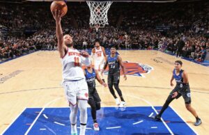 Jalen Brunson, do Knicks, torce tornozelo no final da derrota para o Magic