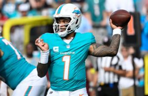 Fontes: QB Tua Tagovailoa assinará contrato de 1 ano com Falcons