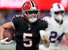 Falcons WR Drake London (joelho) no caminho certo para retorno vs.