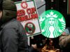 Trabalhadores sindicalizados da Starbucks iniciam greve ‘aberta’ nos EUA | Notícias sobre direitos trabalhistas