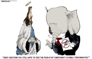 Cartoon: Cristianismo Performativo