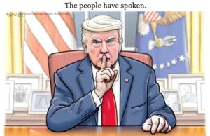 Cartoon: O homem falou