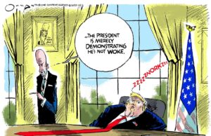 Desenho animado: Não estou 100% acordado