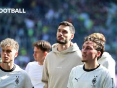 O chefe do Gladbach pediu ao atacante ferido que fosse paciente