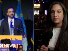 ‘É tudo riso e alegria’: Por dentro da festa da vitória de Mamdani