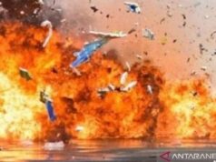 Fogão explode em Pekalongan, três familiares mortos