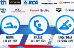 1.600 atletas participam do Campeonato Aquático Aberto da Indonésia de 2025