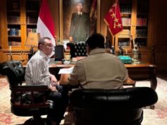 Pela terceira vez em uma semana, Prabowo se encontra com Dasco, desta vez discute questões jurídicas