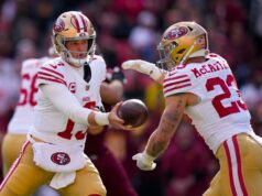 Brock Purdy do 49ers e Bryce Huff estão praticando, mas Ricky Pearsall não