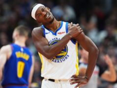 O jogo do atacante do Warriors contra o Heat