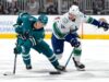 San Jose Sharks enfrenta Vancouver Canucks após troca de Askarov Quinn Hughes