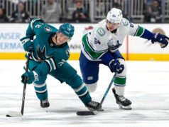 San Jose Sharks enfrenta Vancouver Canucks após troca de Askarov Quinn Hughes