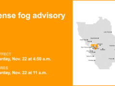 Aviso de nevoeiro denso para East Gulf Inland Valley até meio-dia de sábado – Visibilidade de até 1/4 de milha – The Mercury News