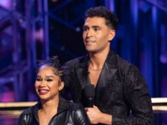Jordan Chiles reage ao obter sua primeira pontuação perfeita na carreira no DWTS