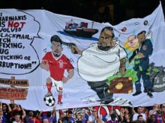 ‘Senhor Marinakis NÃO É…’: Fãs do palácio são acusados de zombar de proprietário da floresta | Notícias esportivas